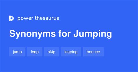 jump synonym|another word for jumping.